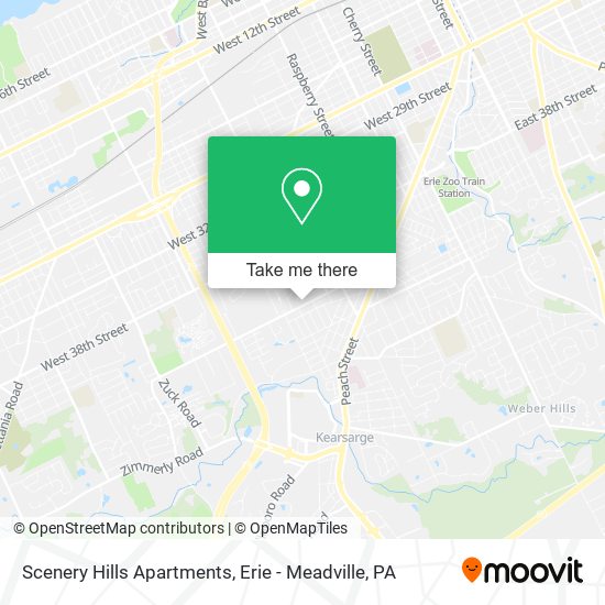 Scenery Hills Apartments map