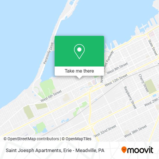 Saint Joesph Apartments map