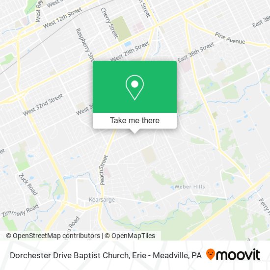 Dorchester Drive Baptist Church map