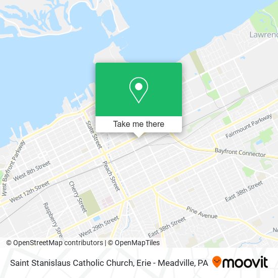 Saint Stanislaus Catholic Church map