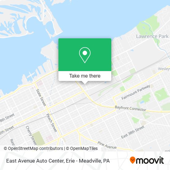 East Avenue Auto Center map
