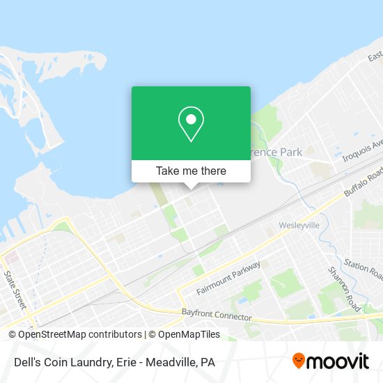 Dell's Coin Laundry map