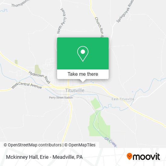 Mapa de Mckinney Hall