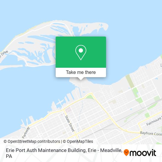 Erie Port Auth Maintenance Building map