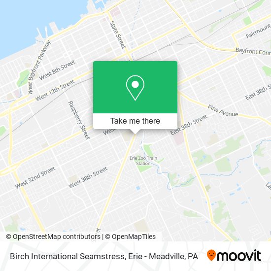 Birch International Seamstress map