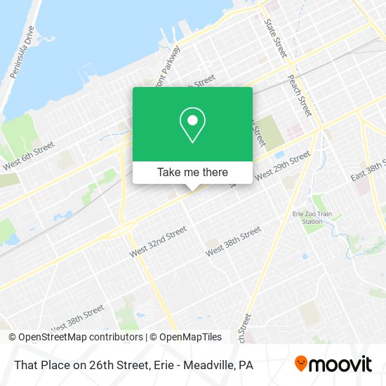 That Place on 26th Street map