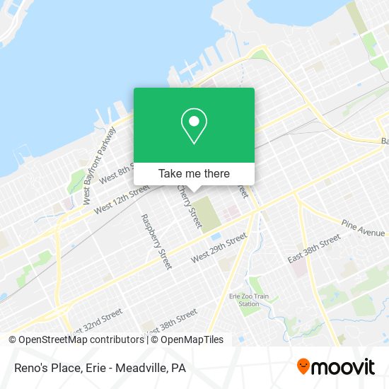 Reno's Place map