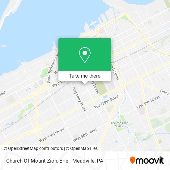 Church Of Mount Zion map