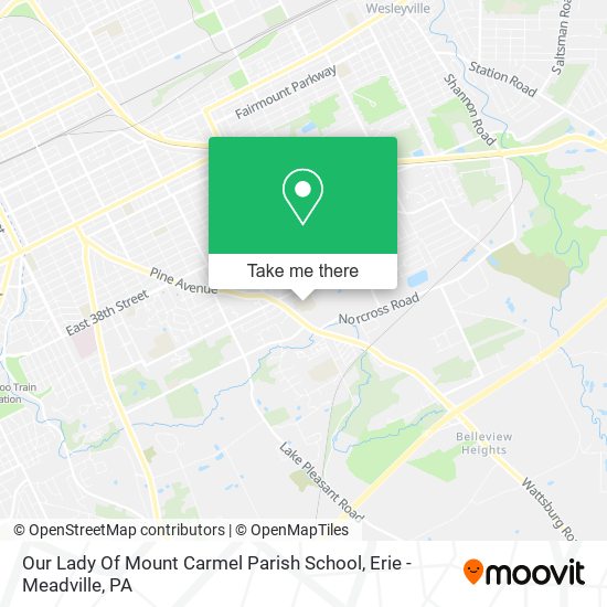 Our Lady Of Mount Carmel Parish School map