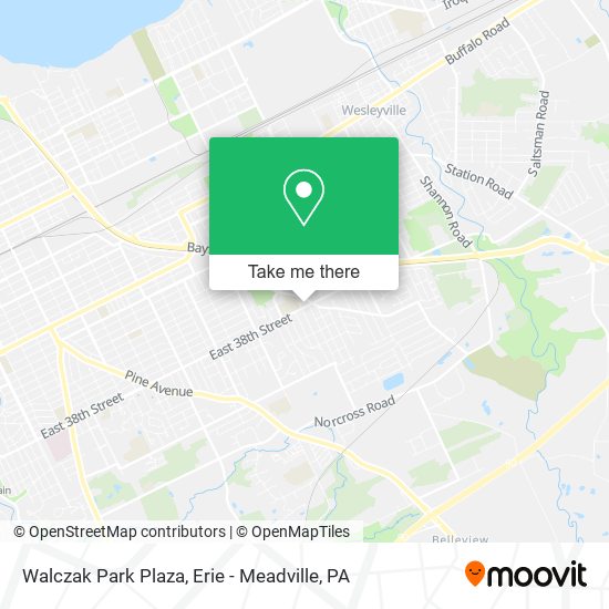 Walczak Park Plaza map
