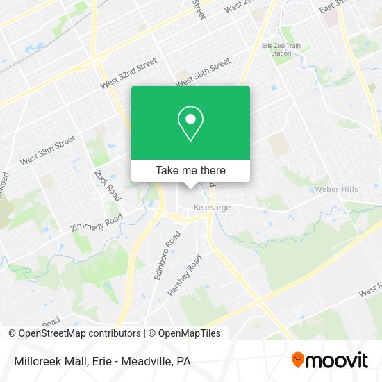 Millcreek Mall map