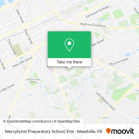 Mapa de Mercyhurst Preparatory School