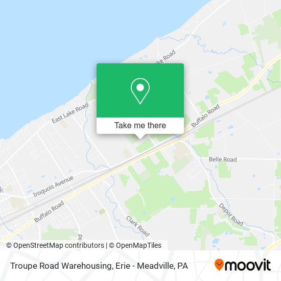 Mapa de Troupe Road Warehousing