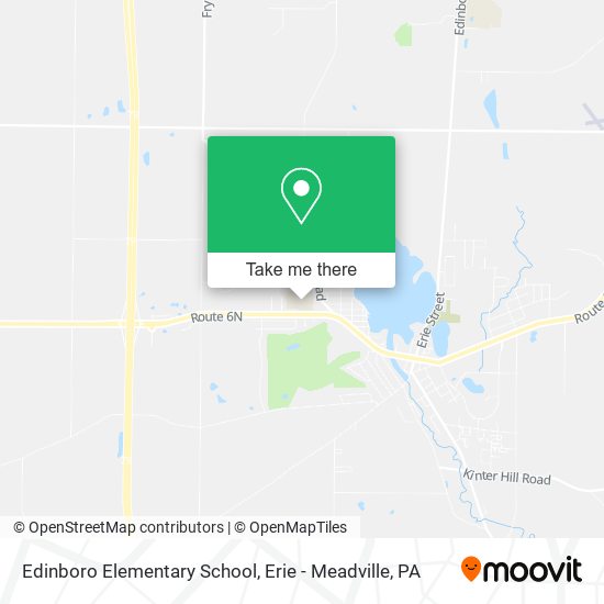 Mapa de Edinboro Elementary School