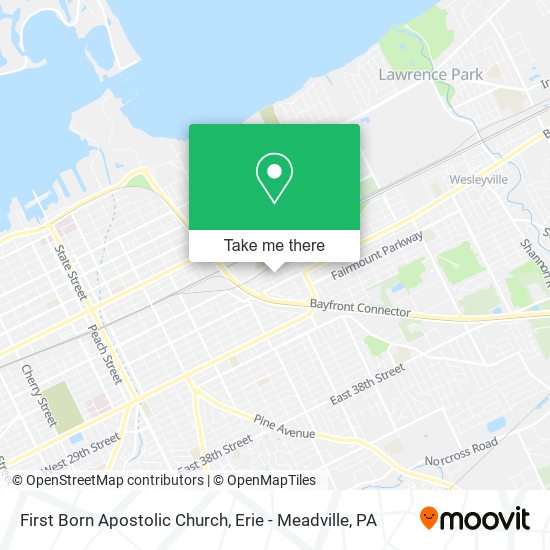 First Born Apostolic Church map