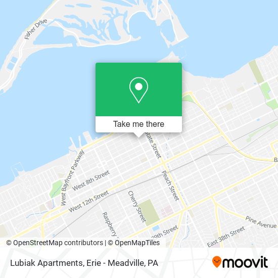 Lubiak Apartments map