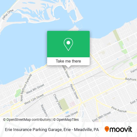 Mapa de Erie Insurance Parking Garage