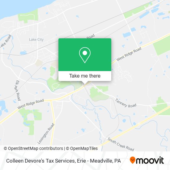 Colleen Devore's Tax Services map