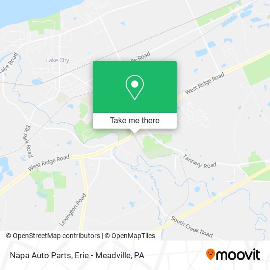 Napa Auto Parts map