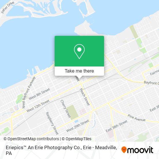 Mapa de Eriepics™ An Erie Photography Co.