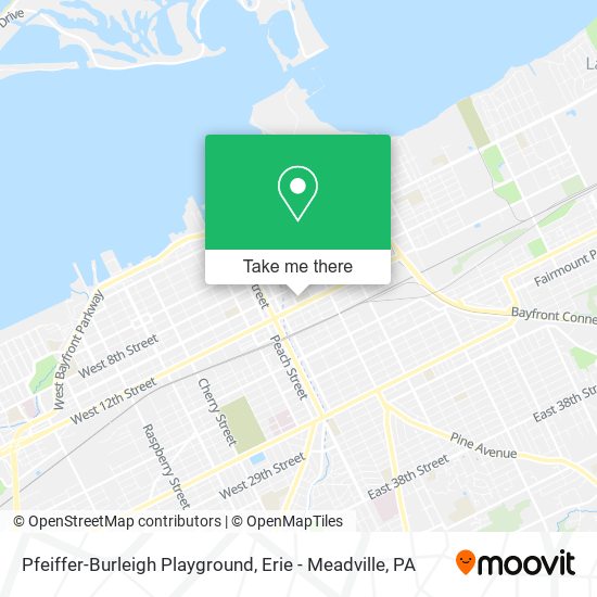 Mapa de Pfeiffer-Burleigh Playground