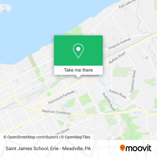 Saint James School map