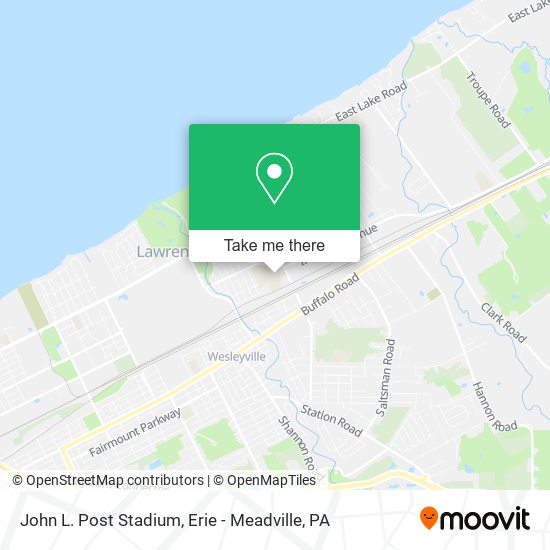 Mapa de John L. Post Stadium