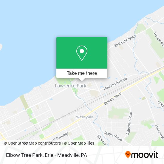 Elbow Tree Park map