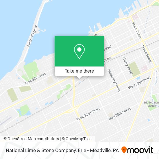 National Lime & Stone Company map
