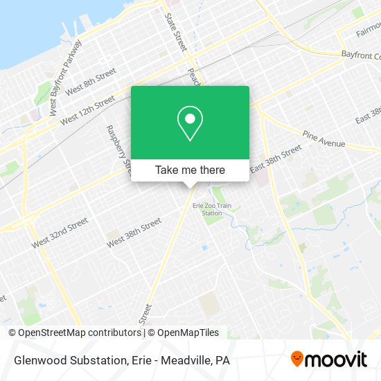 Glenwood Substation map