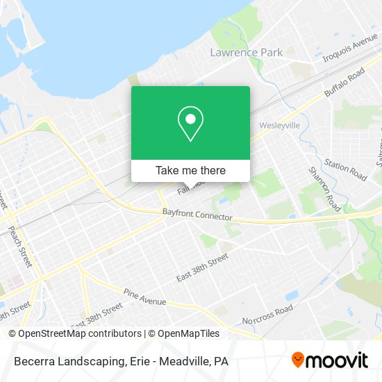 Becerra Landscaping map
