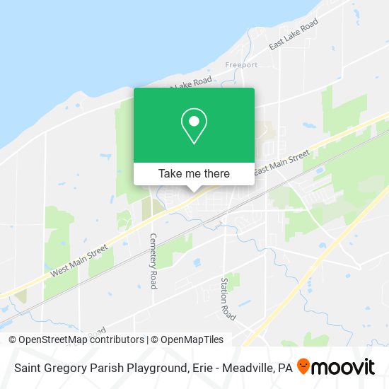 Saint Gregory Parish Playground map