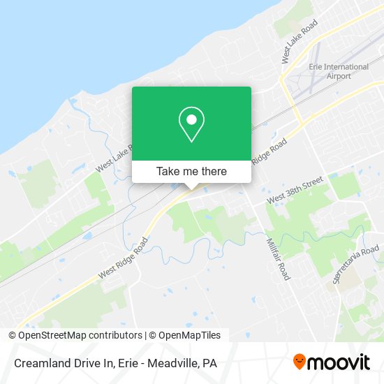 Creamland Drive In map