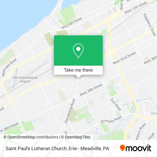 Mapa de Saint Paul's Lutheran Church