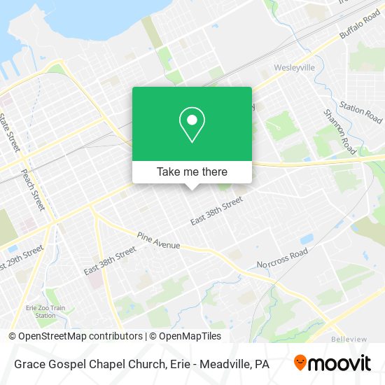 Mapa de Grace Gospel Chapel Church