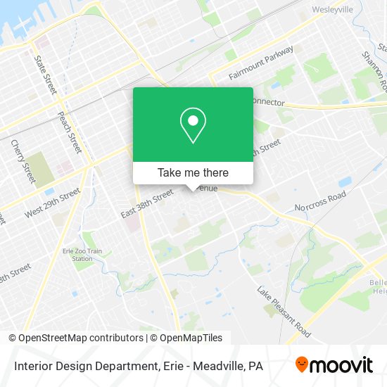Interior Design Department map