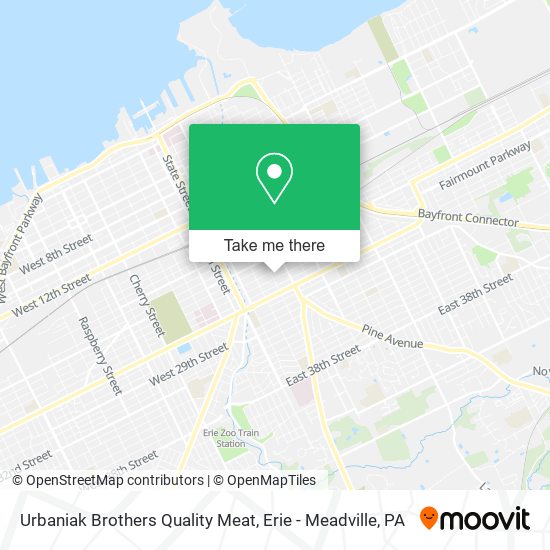 Urbaniak Brothers Quality Meat map