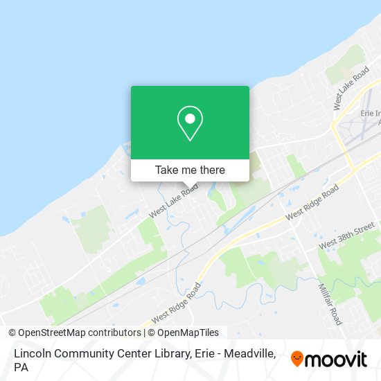 Lincoln Community Center Library map