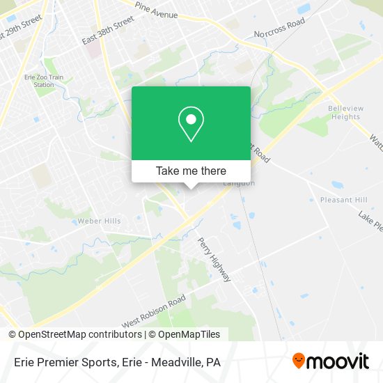 Mapa de Erie Premier Sports