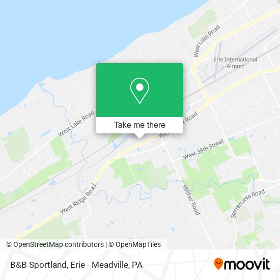 B&B Sportland map