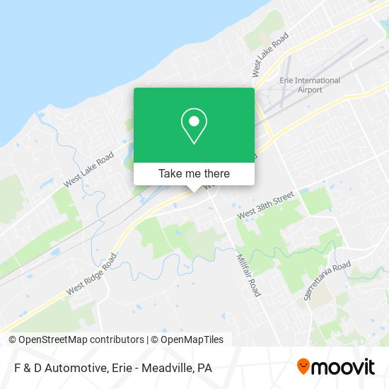 F & D Automotive map