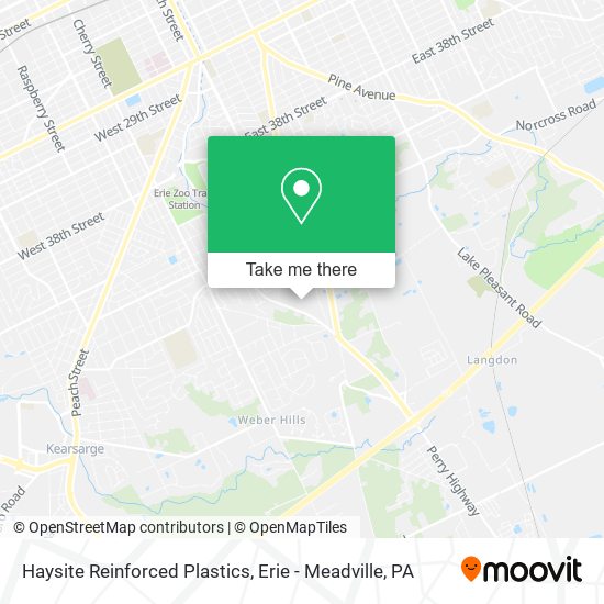 Haysite Reinforced Plastics map