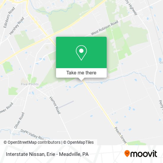 Interstate Nissan map