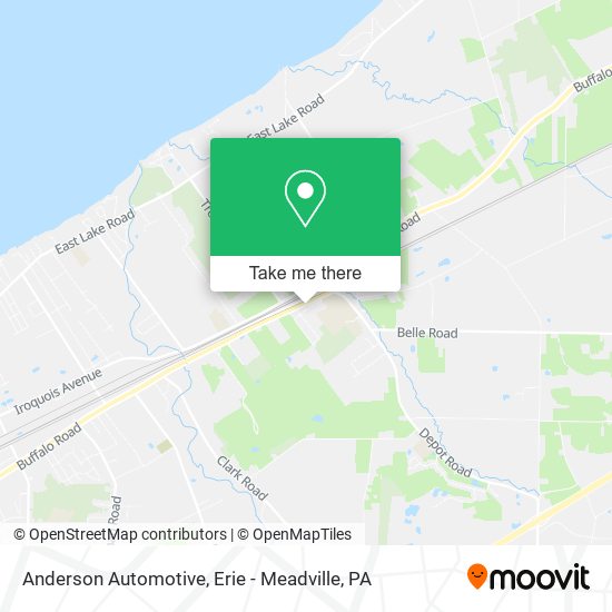 Anderson Automotive map