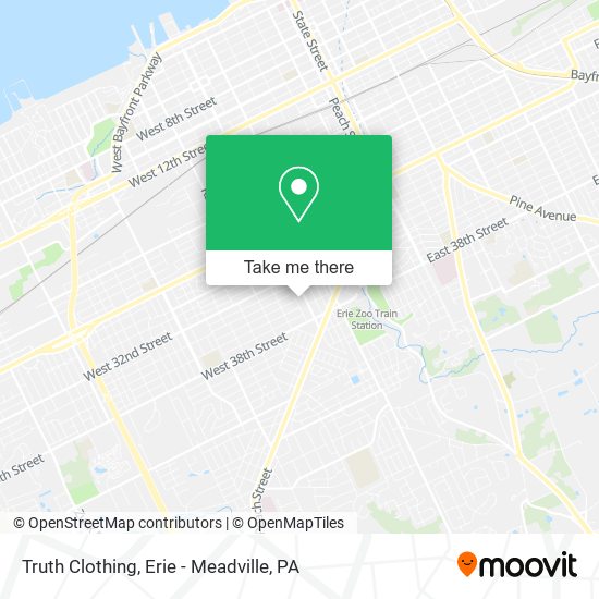 Truth Clothing map