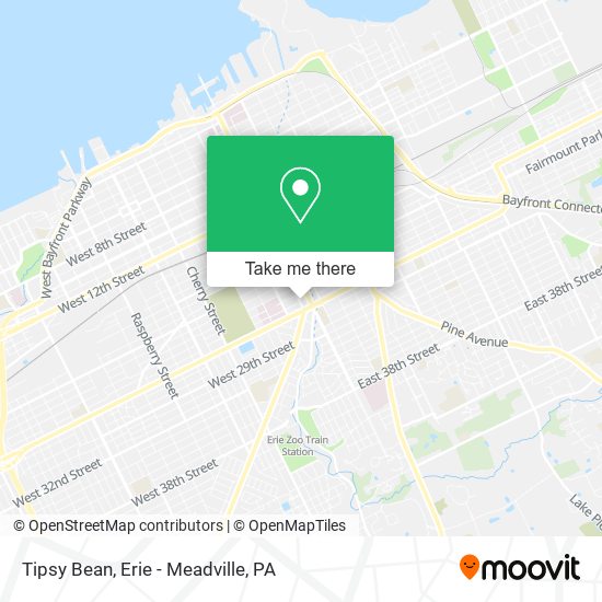 Mapa de Tipsy Bean