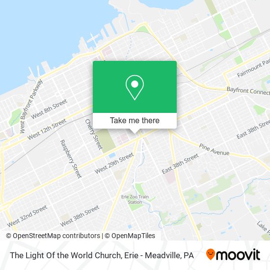 The Light Of the World Church map