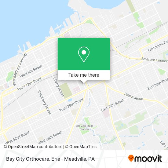 Bay City Orthocare map