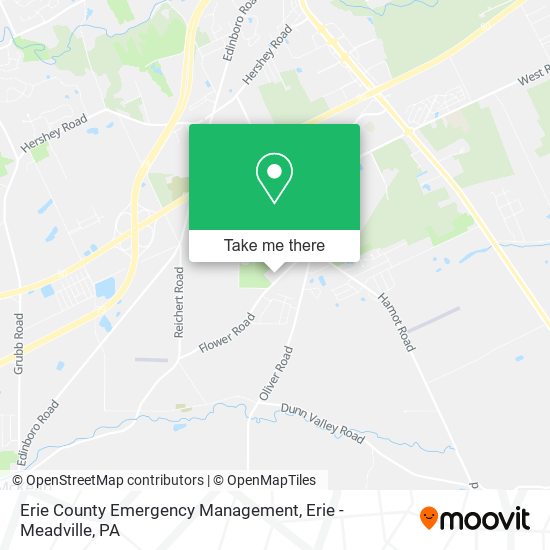 Mapa de Erie County Emergency Management