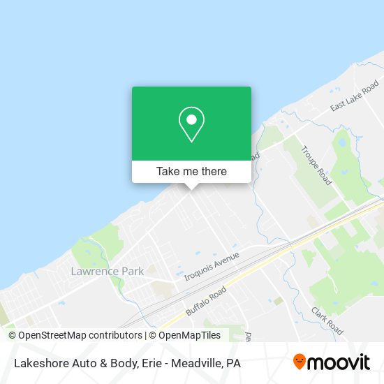 Mapa de Lakeshore Auto & Body